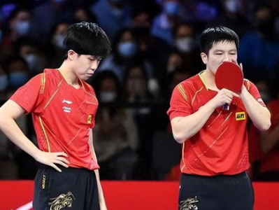 樊振东王楚钦打扁比赛用球